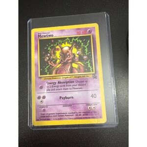 Pokemon Mewtwo Black Star Promo 14 Wizards 1999-2000 Vintage Card